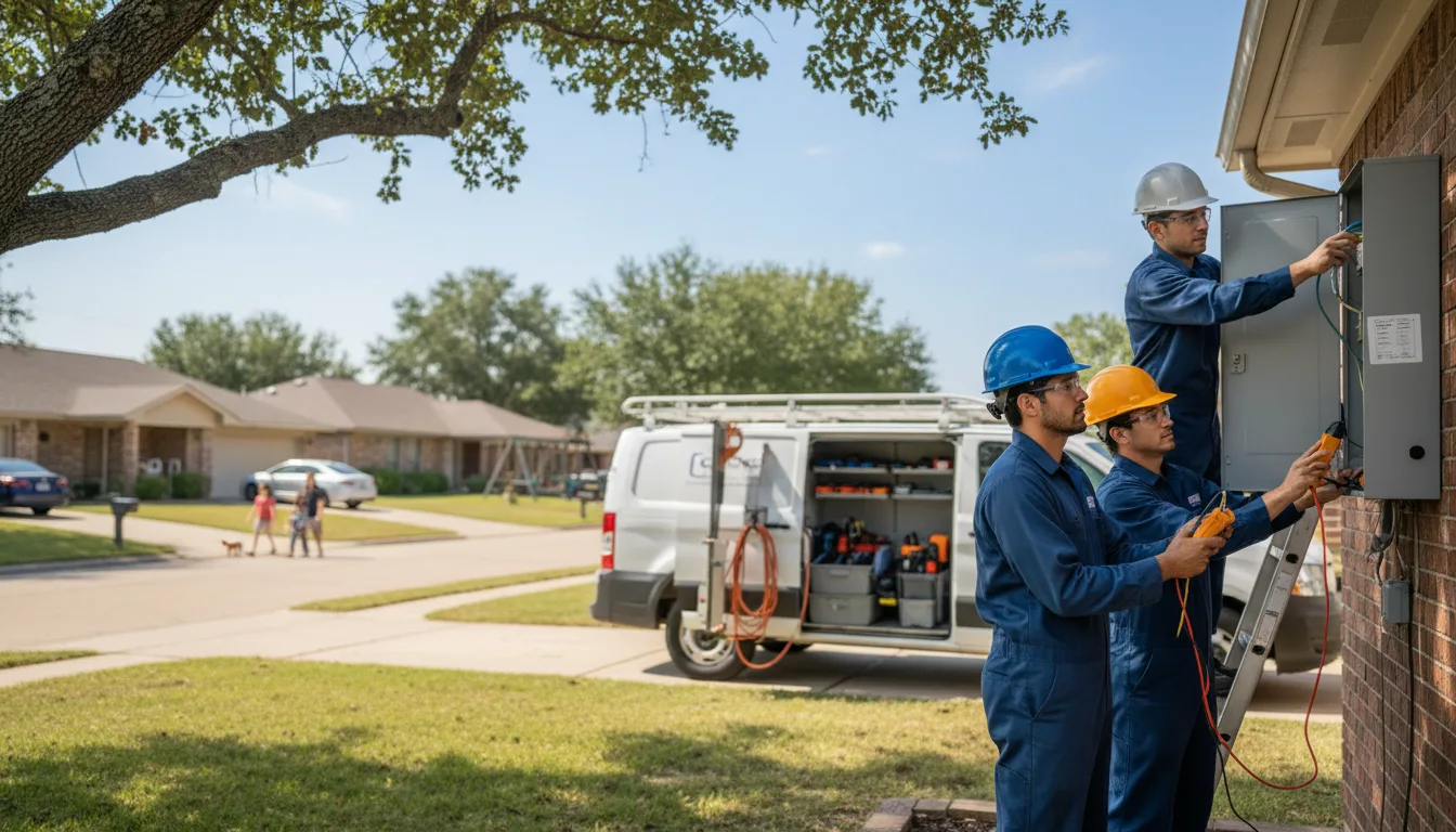 Certified electrician providing emergency electrical services in Manning, ND